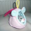 Go Go Hamster in Mini Mousey Sky-Bue-Pink Flying Angel